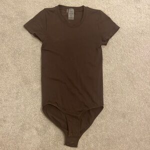 Aritzia Body Suit in Rich Mocha Brown